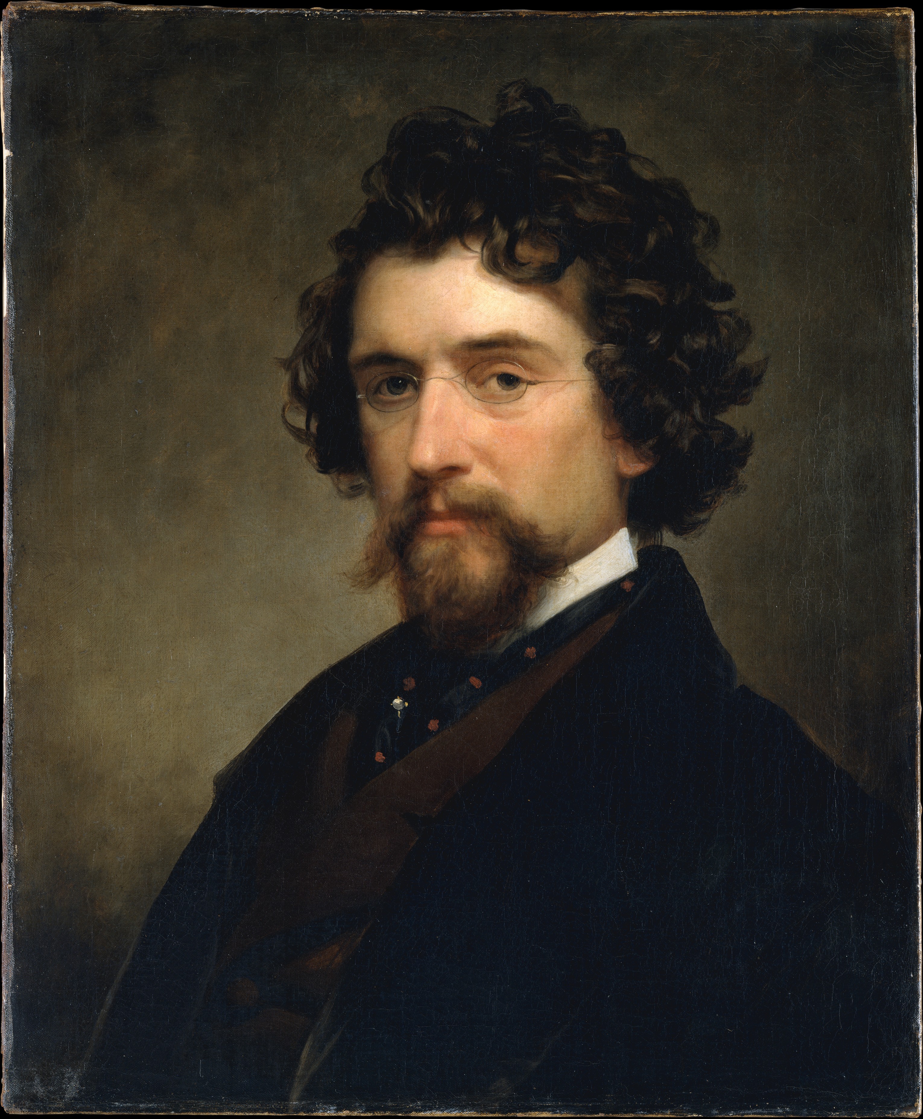 Portrait of a Bearded Man with Glasses