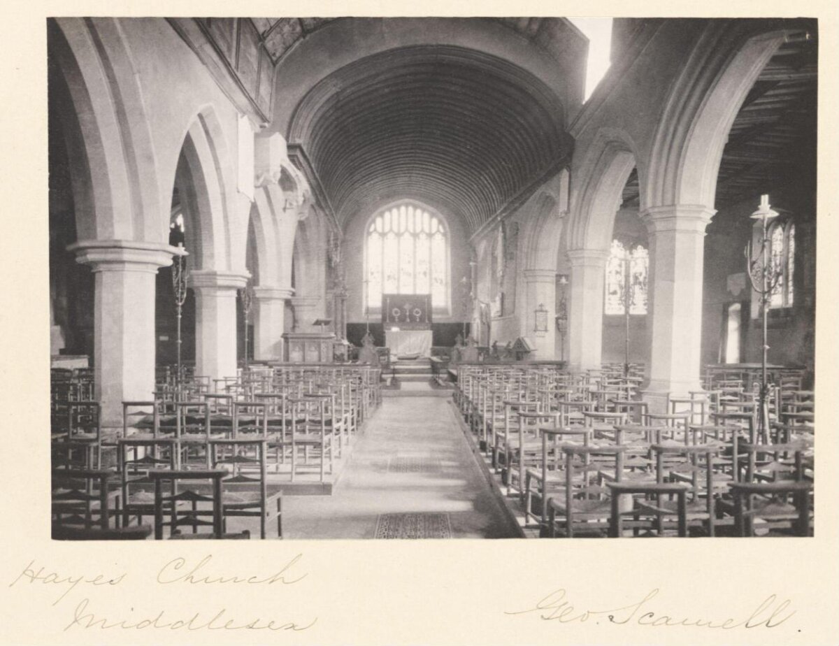 Hayes Church Interior, Middlesex