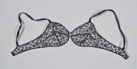 Black Lace Bra