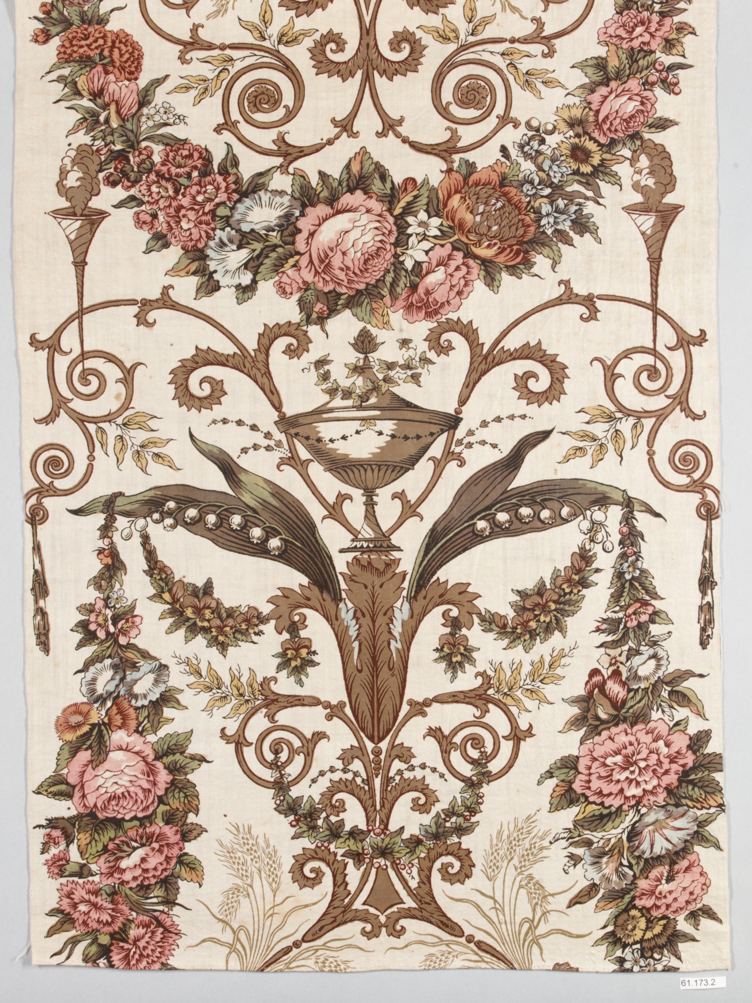 Vintage Floral Decorative Textile