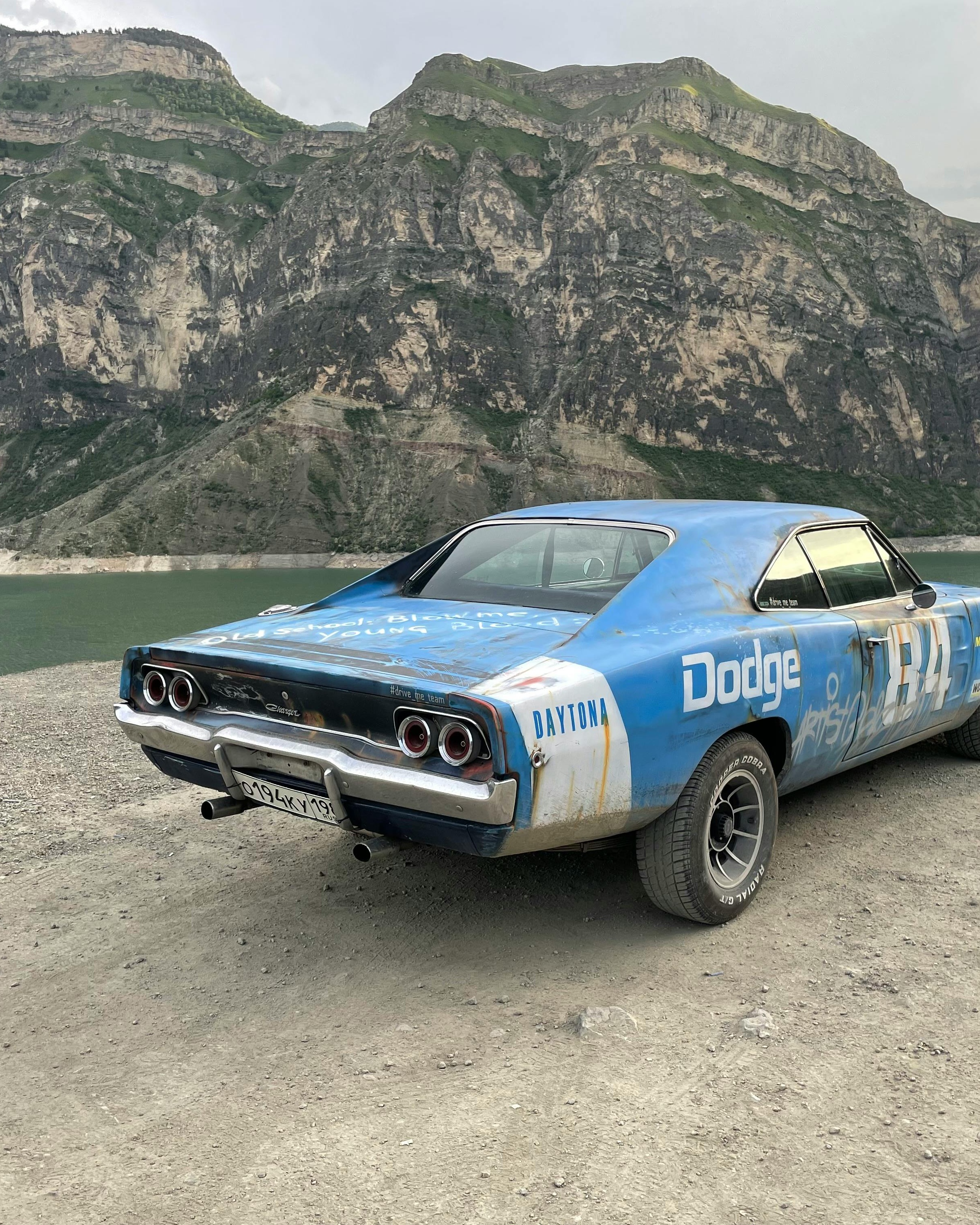 Vintage Dodge Daytona at Mountain Lake