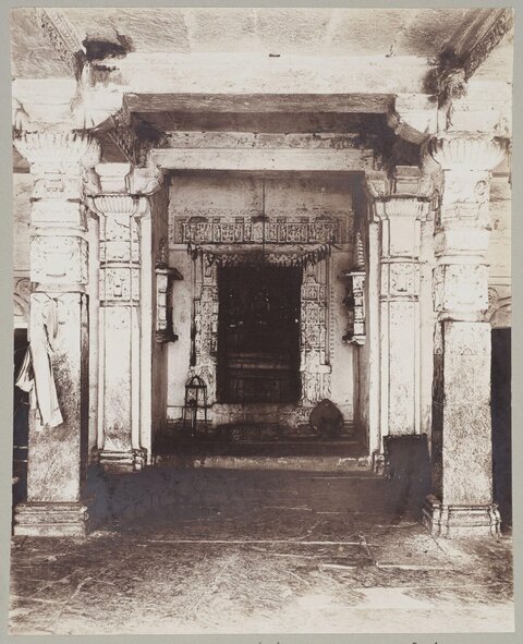 Ancient Stone Temple Interior