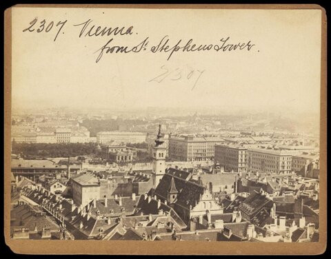 Vienna View From St Stephen's Tower