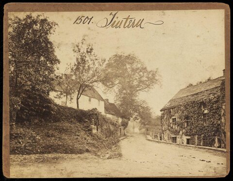 Vintage Village Street in Jüteru
