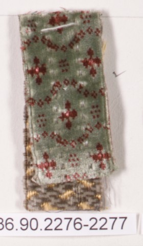 Archived Printed Textile Fabric Sample