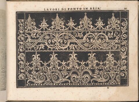 Antique Italian Lace Pattern