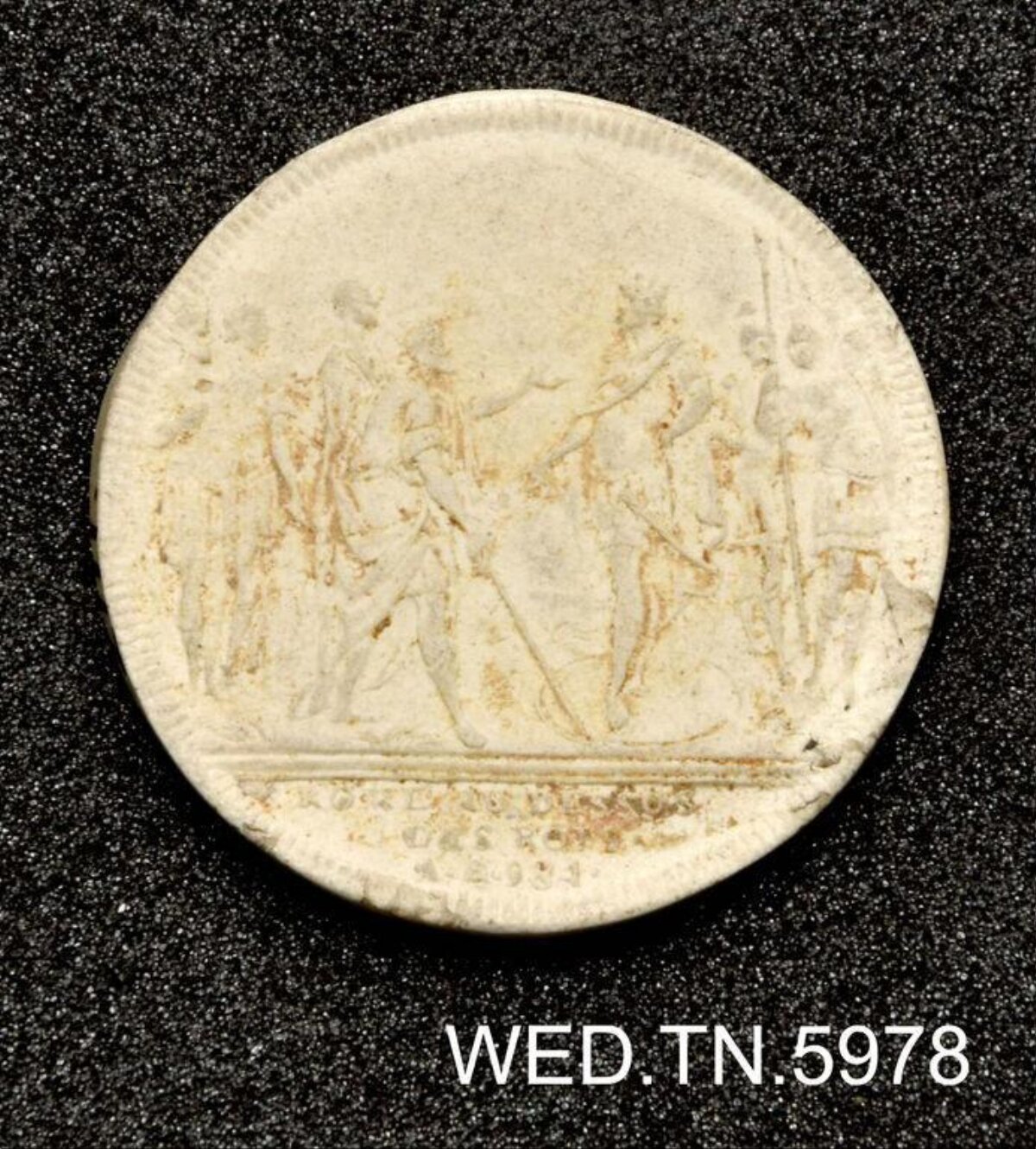 Worn Antique Commemorative Medal