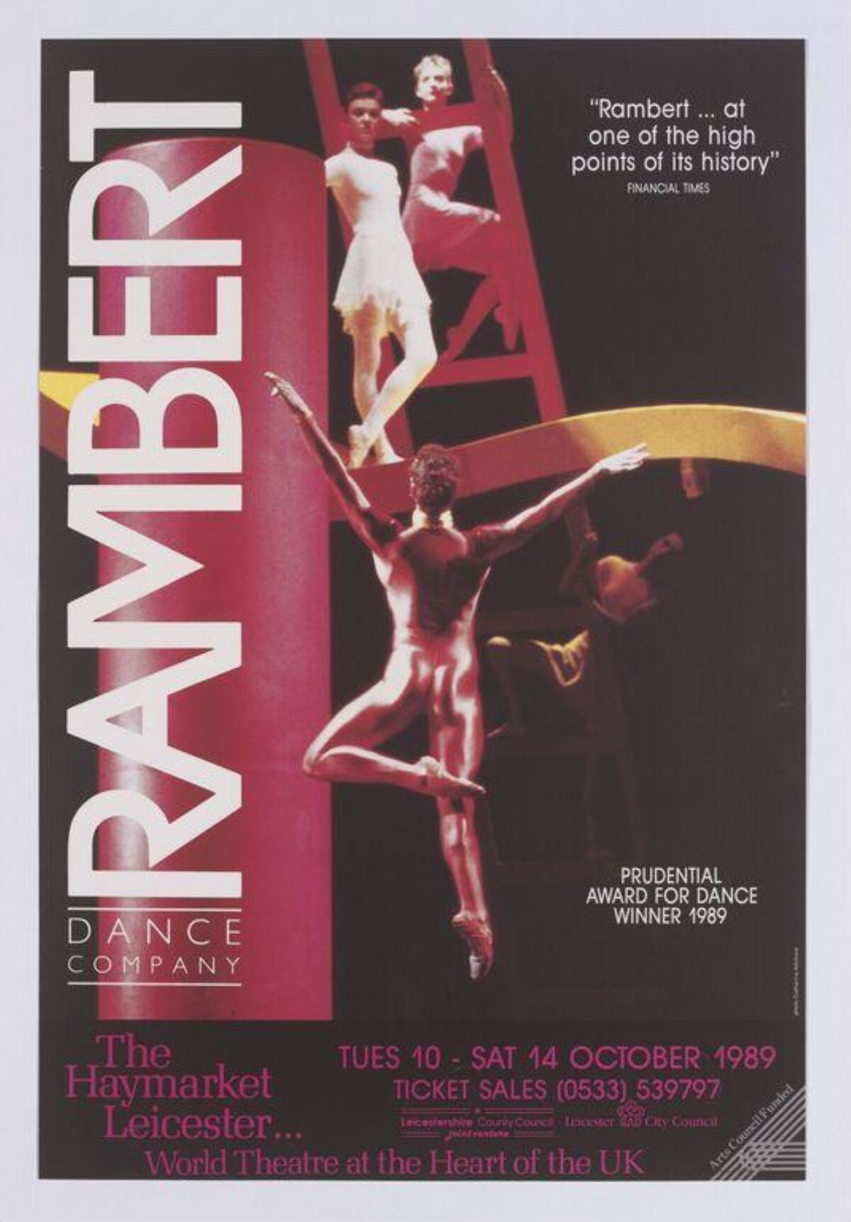 Rambert Dance Company Performance Poster