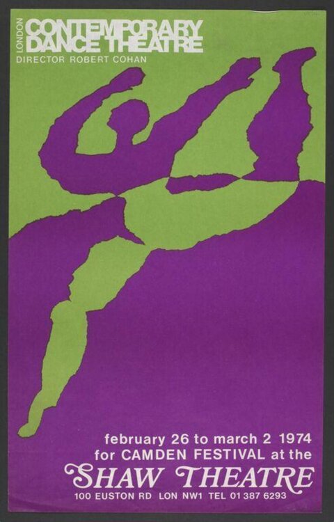 London Contemporary Dance Theatre 1974 Poster