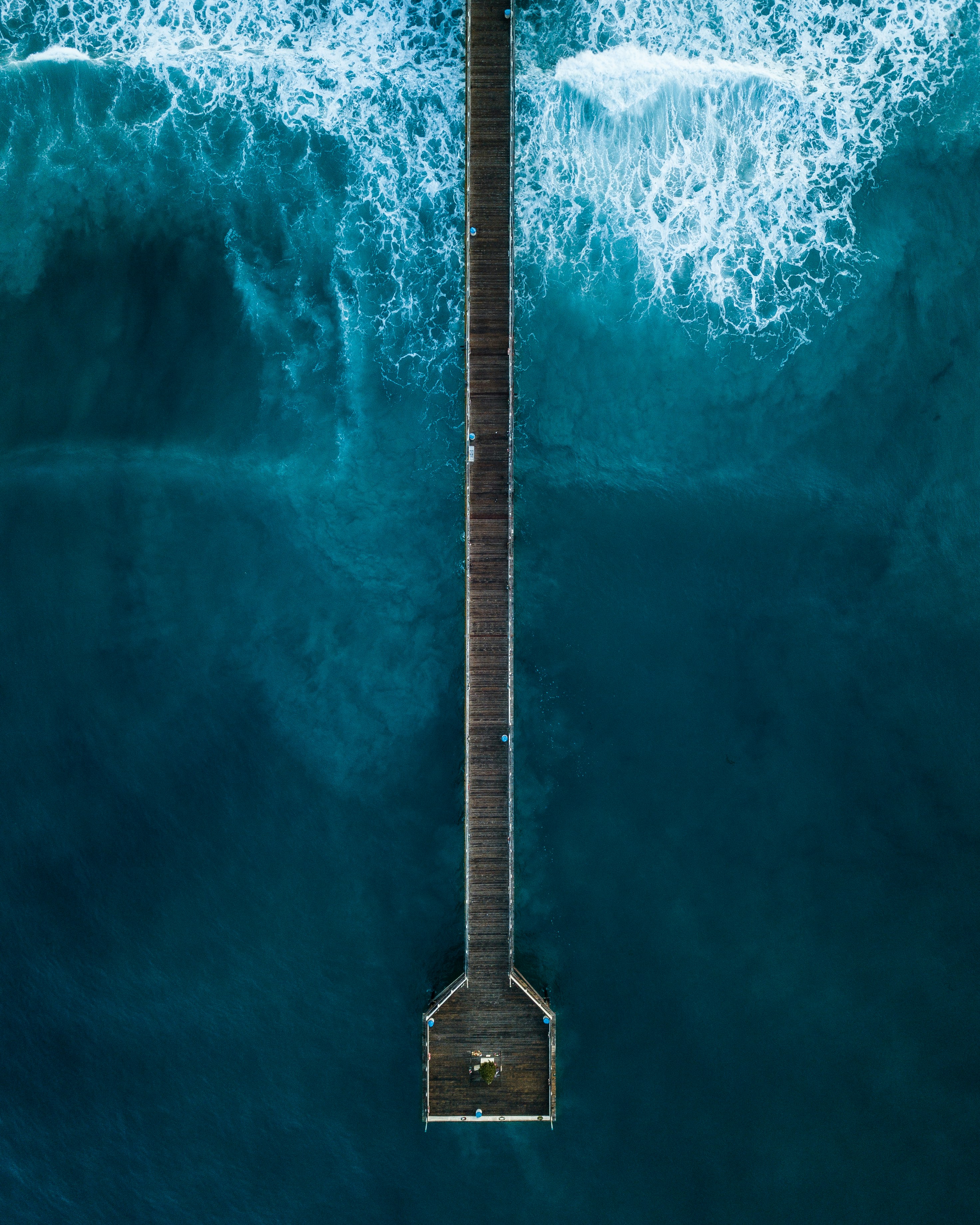 Aerial View of Ocean Pier