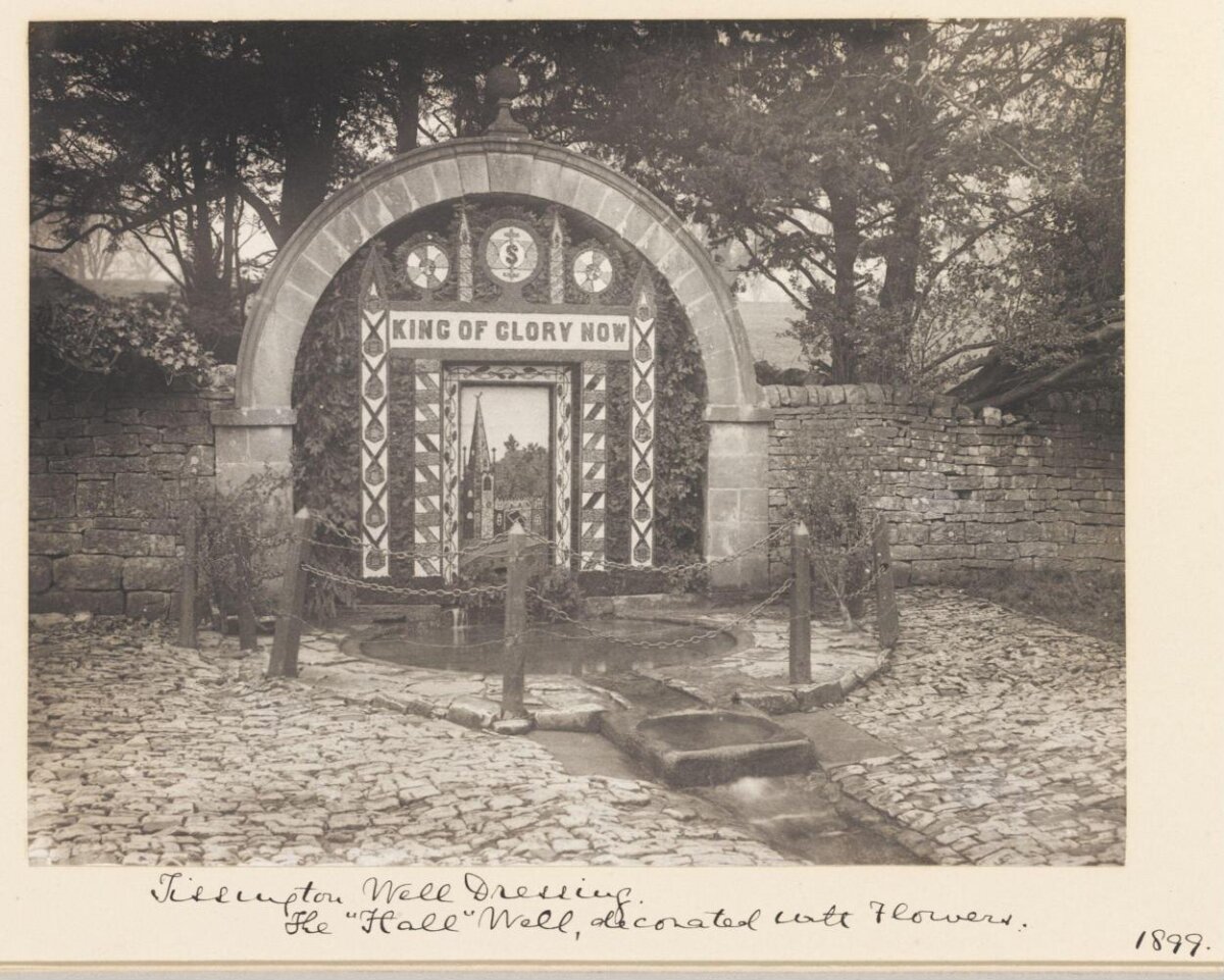 1899 Tissington Hall Well Dressing