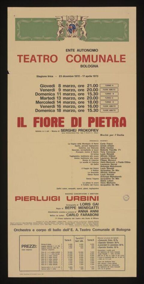 Il Fiore di Pietra Opera Poster