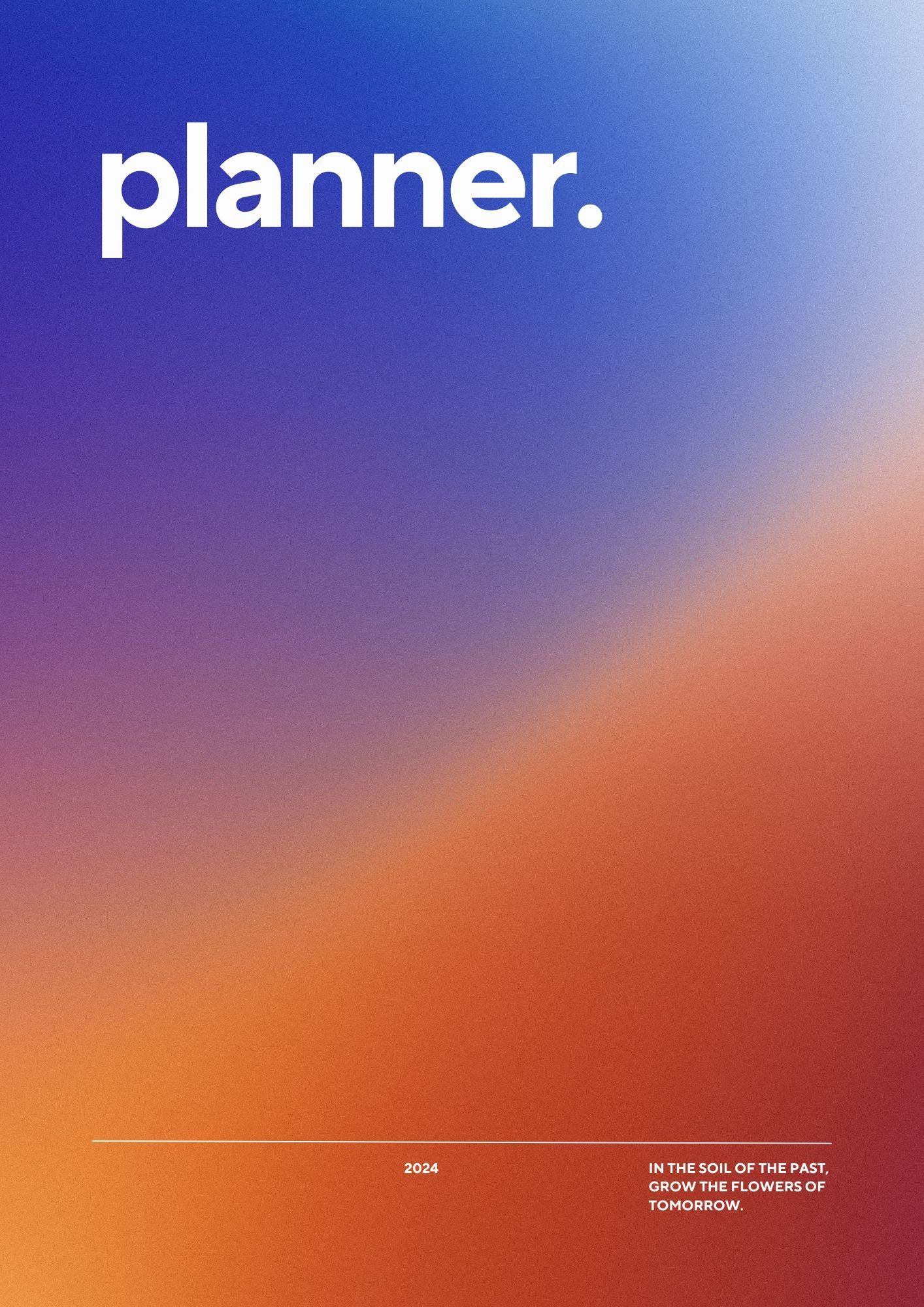 2024 Planner Cover