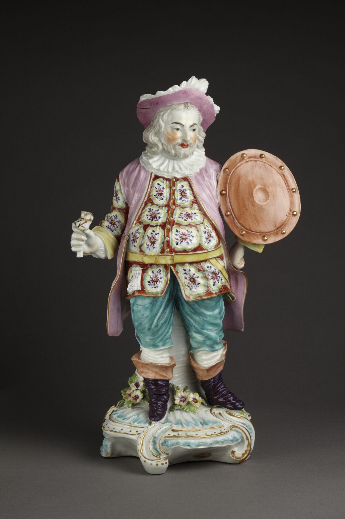 Painted Porcelain Soldier Figurine
