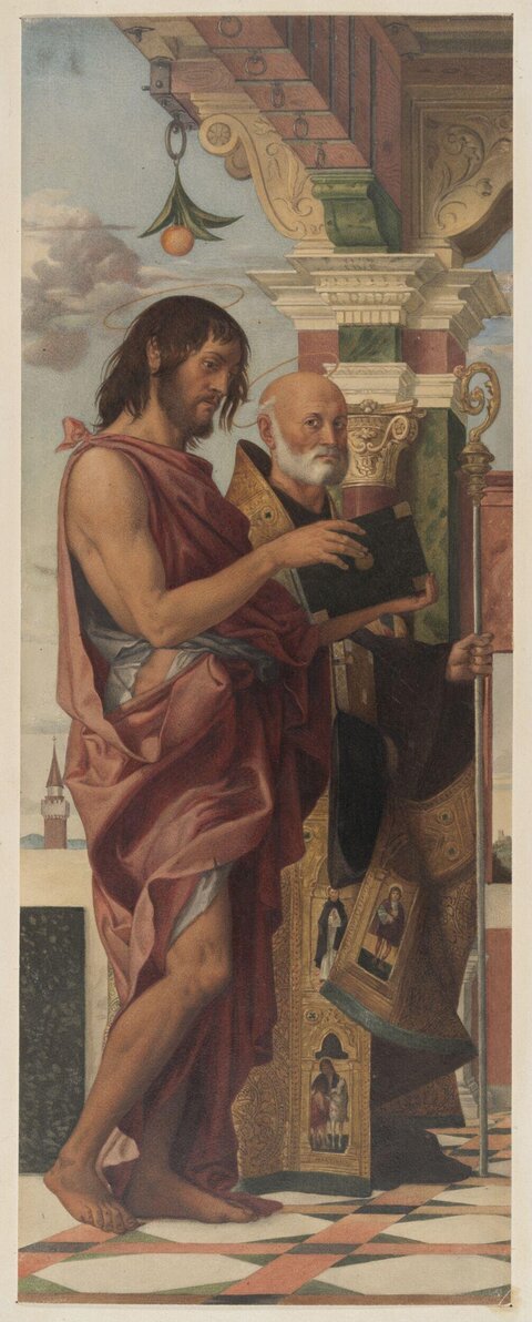 Painting of Two Christian Saints