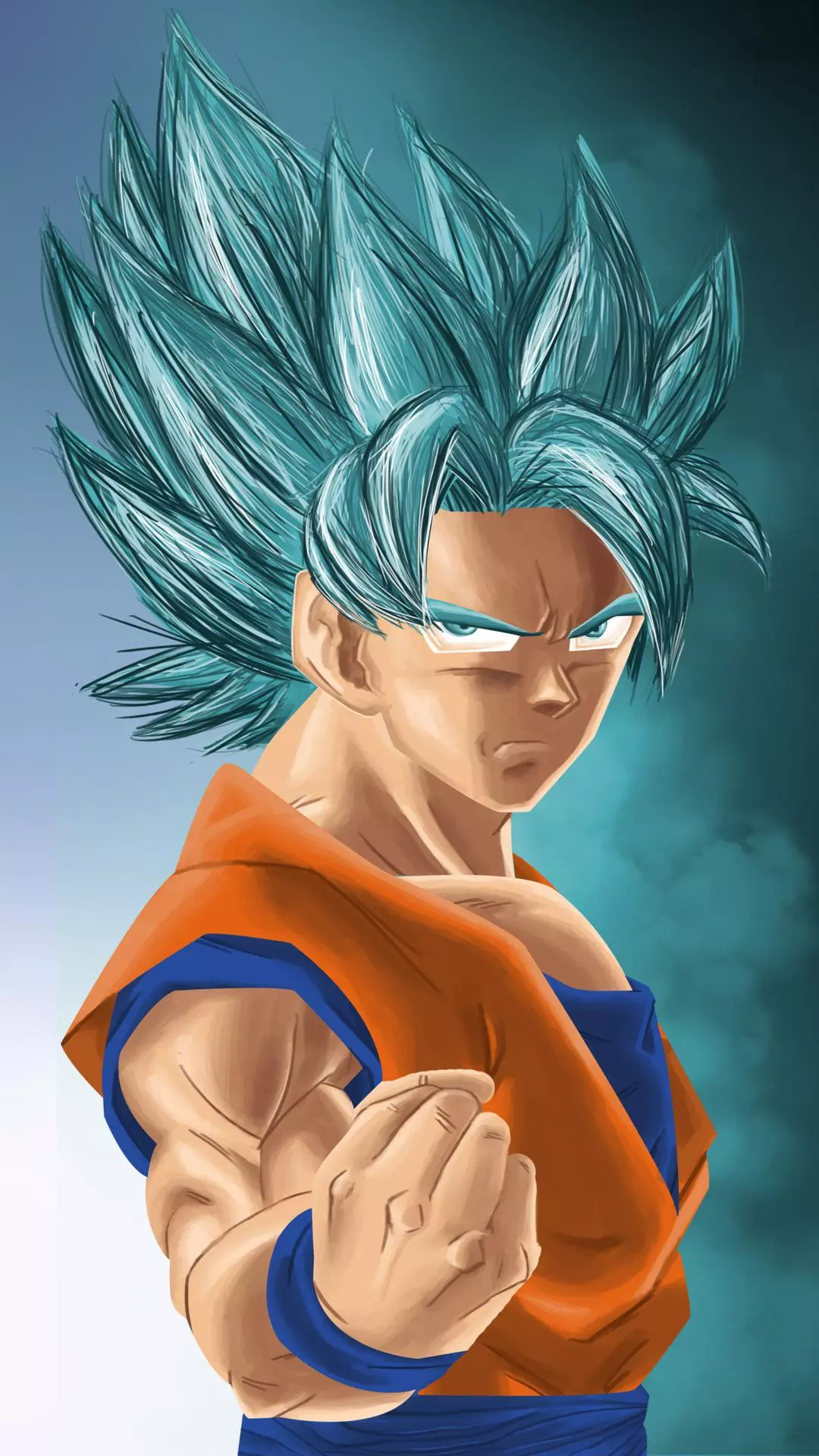 Super Saiyan Blue Goku Portrait