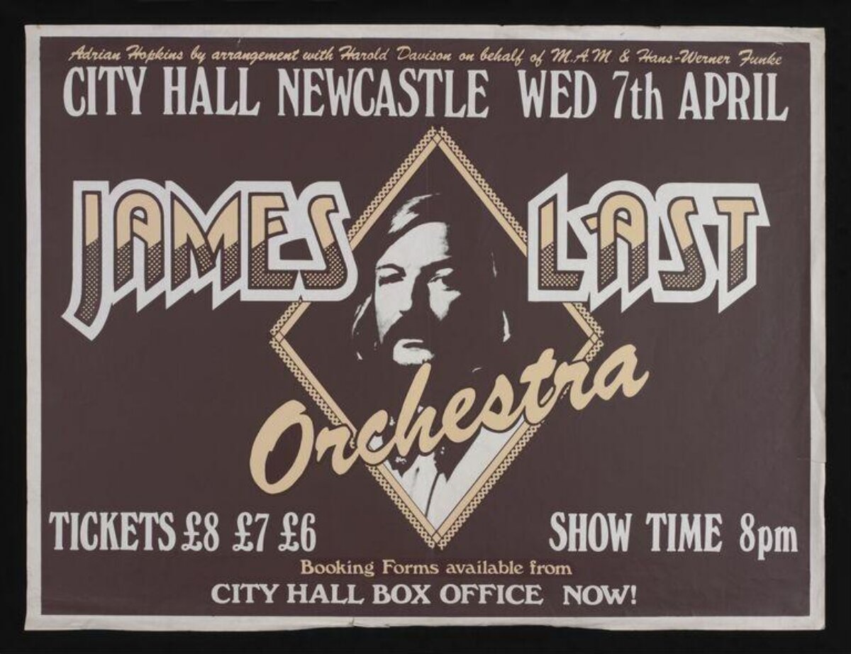 James Last Orchestra Concert Poster
