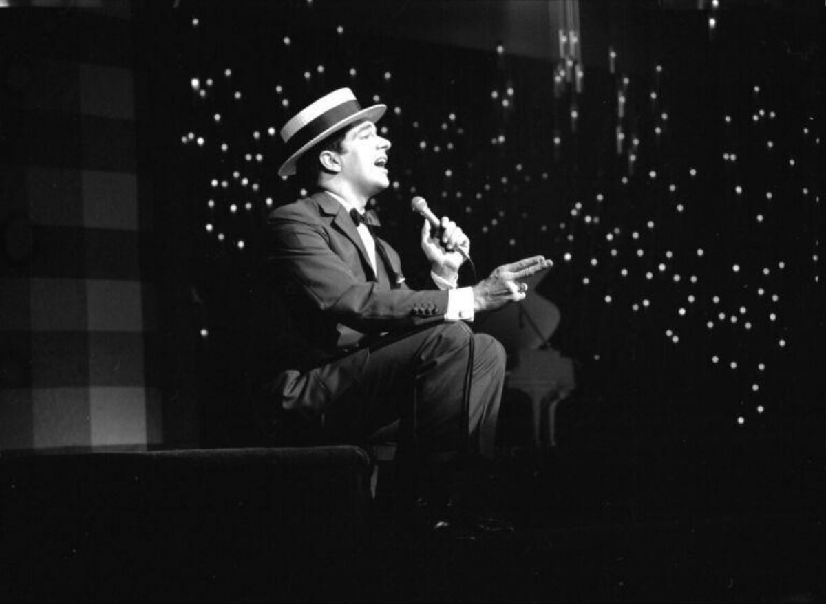 Male Singer Performing On Stage