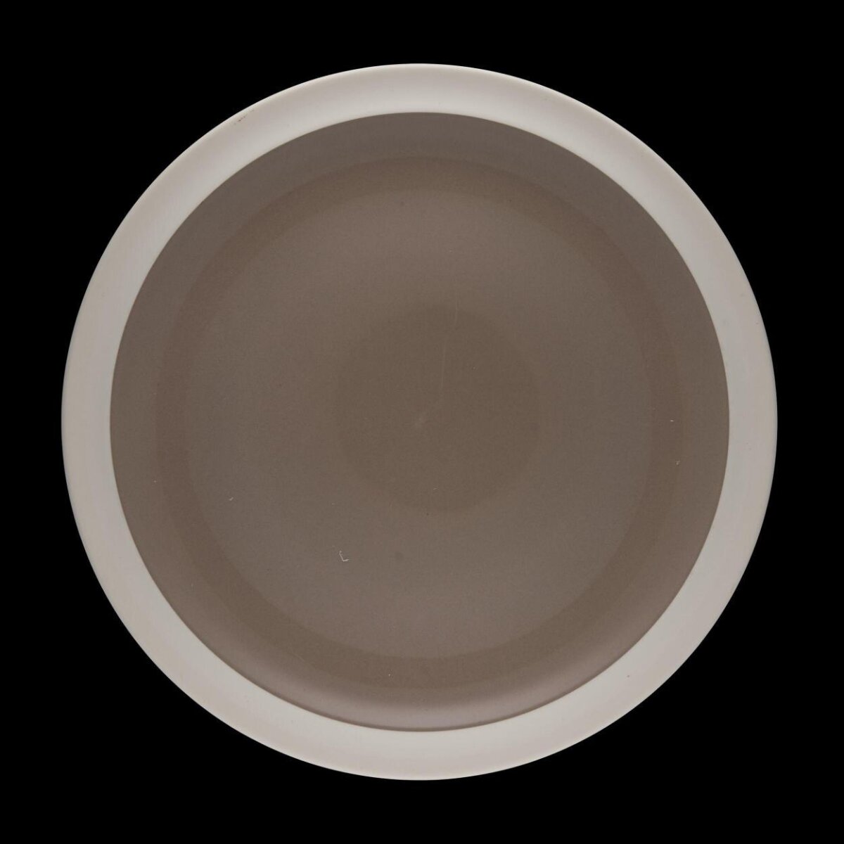 Empty Two-tone Round Plate