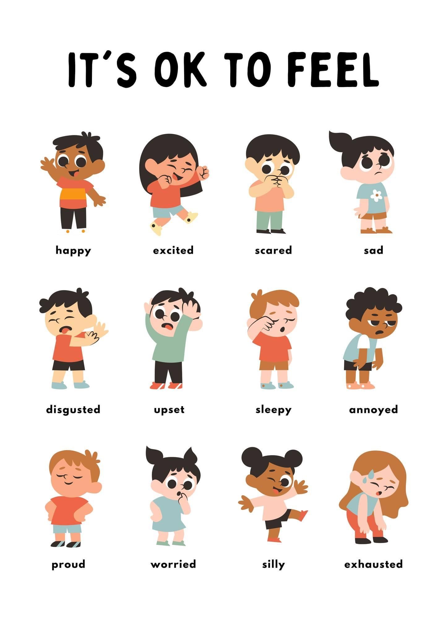 It's OK To Feel Emotions Poster