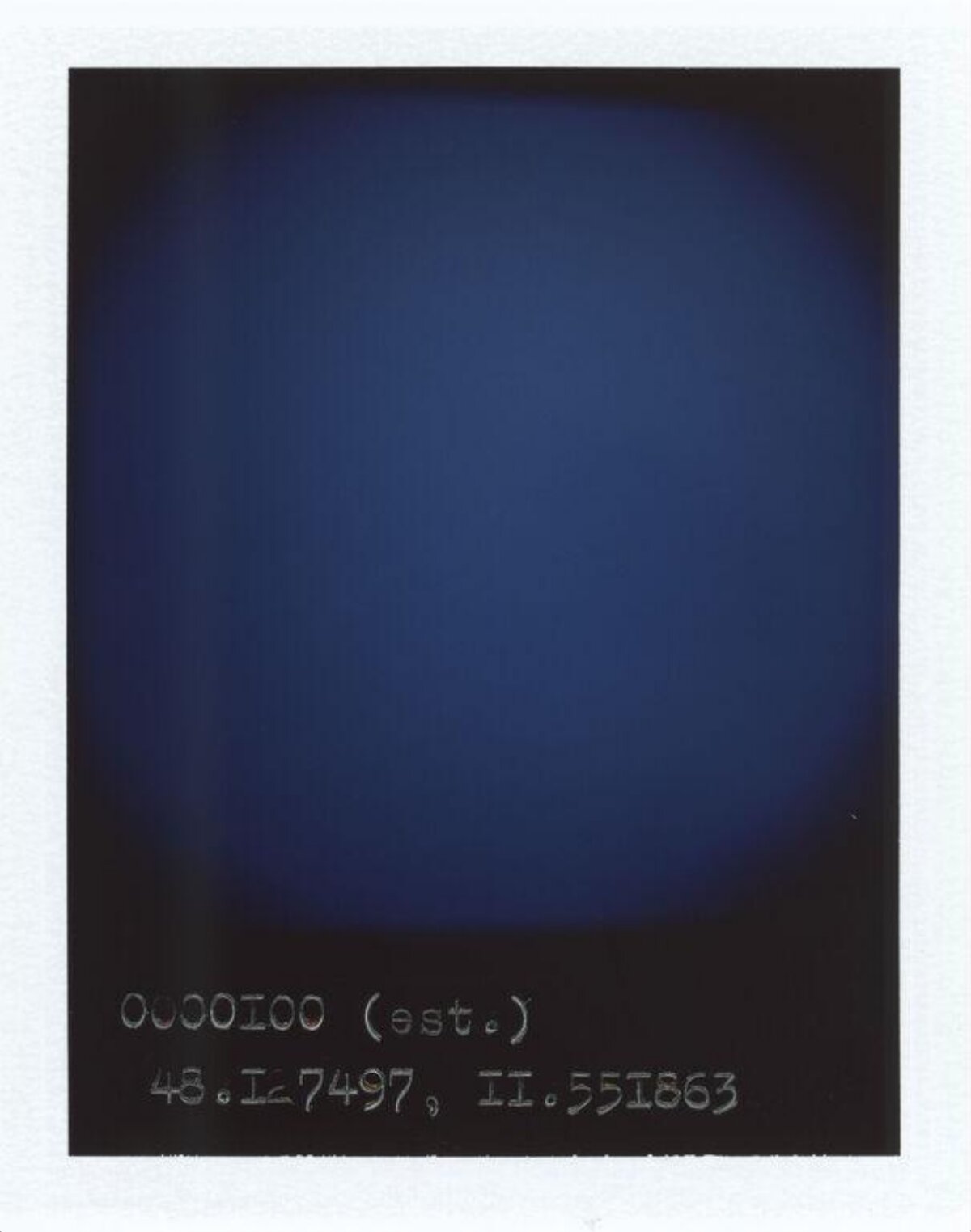 Early Astronomical Photographic Plate