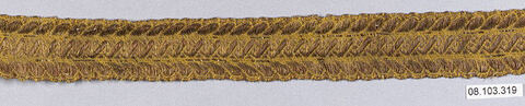 Brown Woven Textile Trim