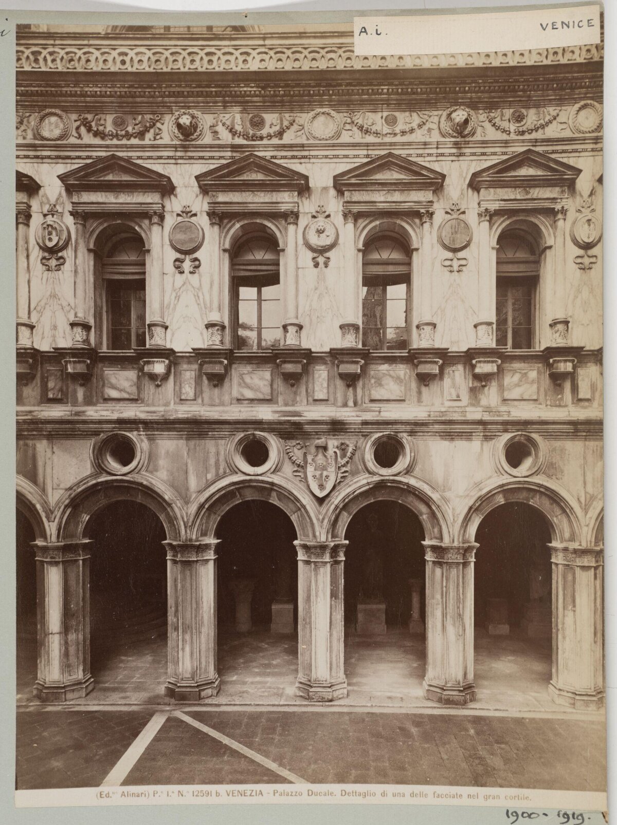 Venice Doge's Palace Facade Detail