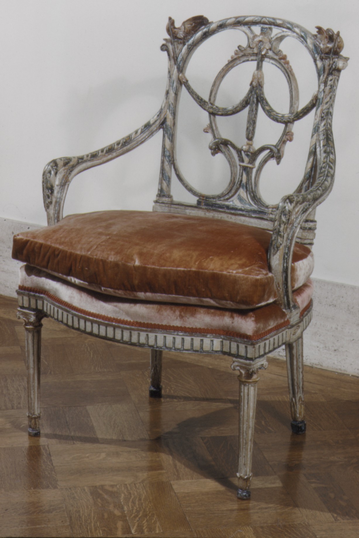 Ornate Antique Carved Armchair