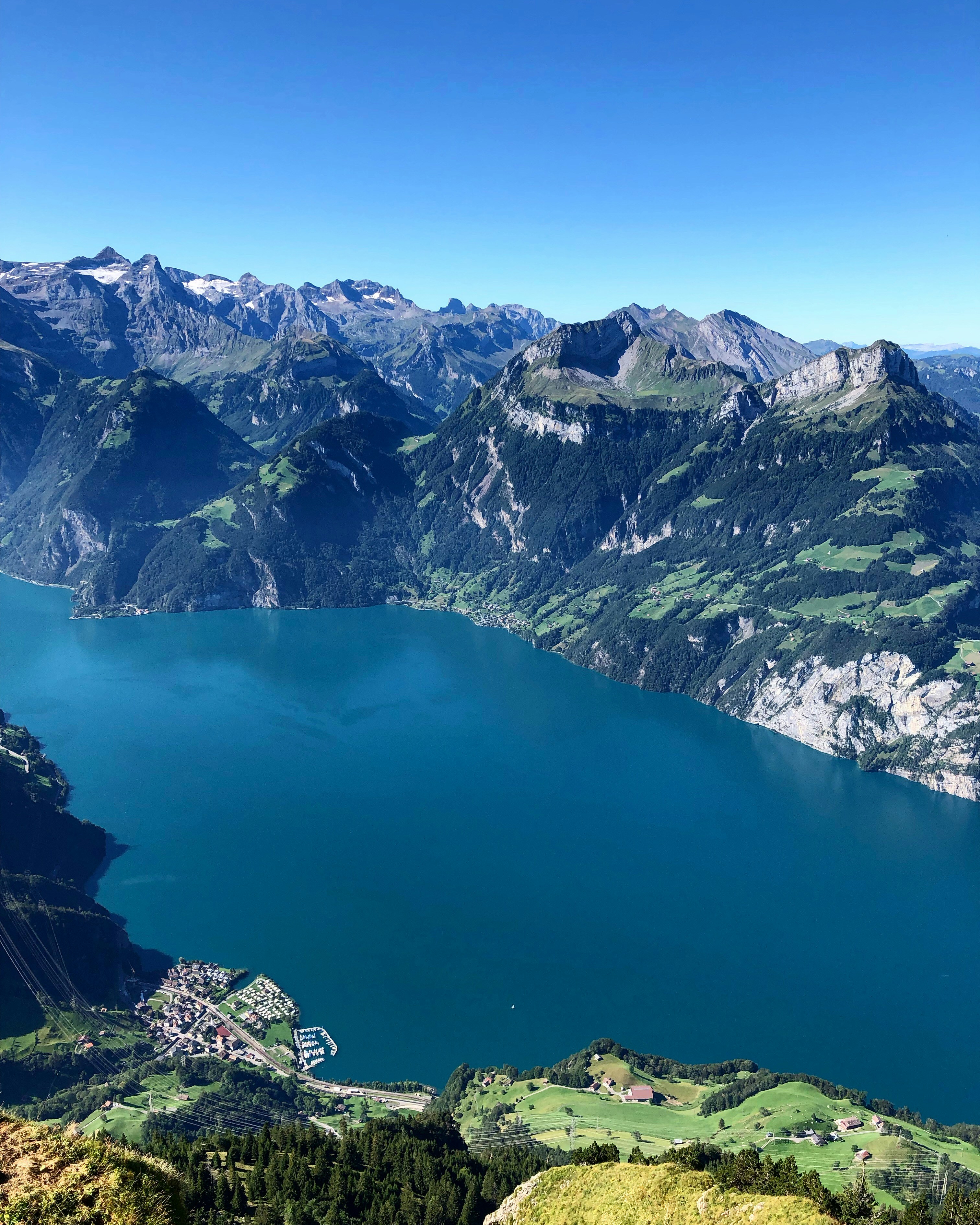 Alpine Mountain Lake View