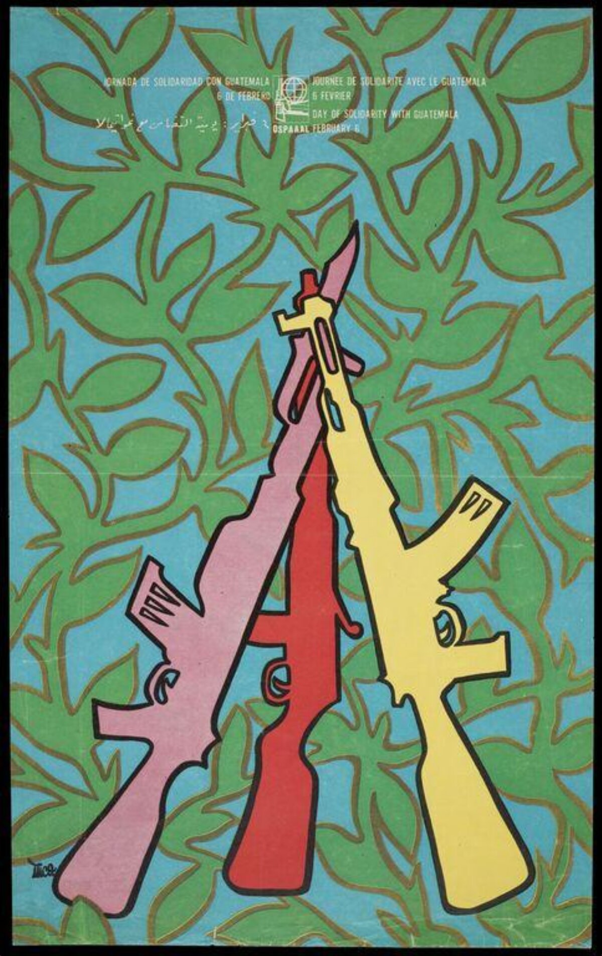 Solidarity with Guatemala Poster