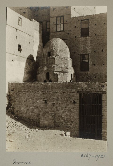 Old Photo of Historical Dome Ruins