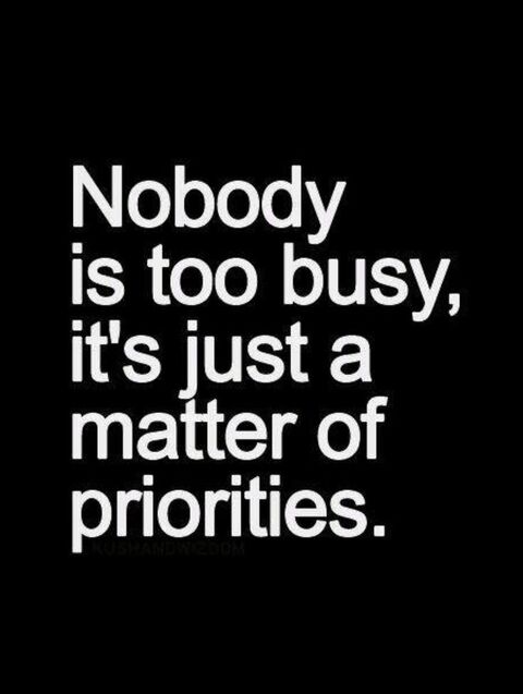 Motivational Quote About Priorities