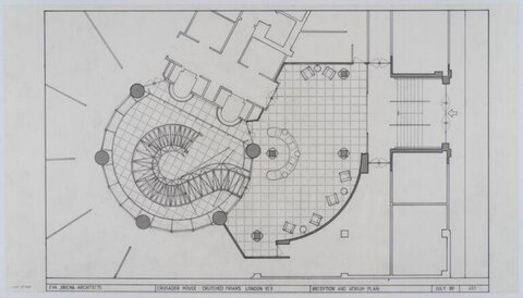 Reception and Atrium Architectural Plan