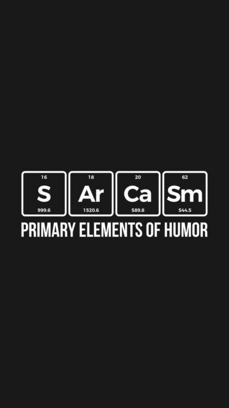 Periodic Table Sarcasm Humor Meme
