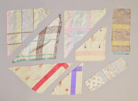 Vintage Textile Fabric Samples