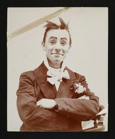 Vintage Comedian Studio Portrait