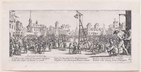 17th Century Public Execution Etching