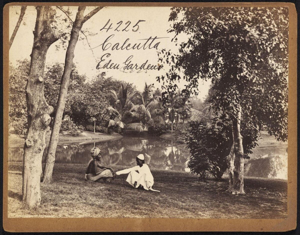 Two Men at Calcutta Eden Gardens
