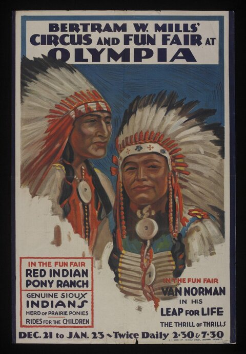Vintage Bertram Mills Circus Poster