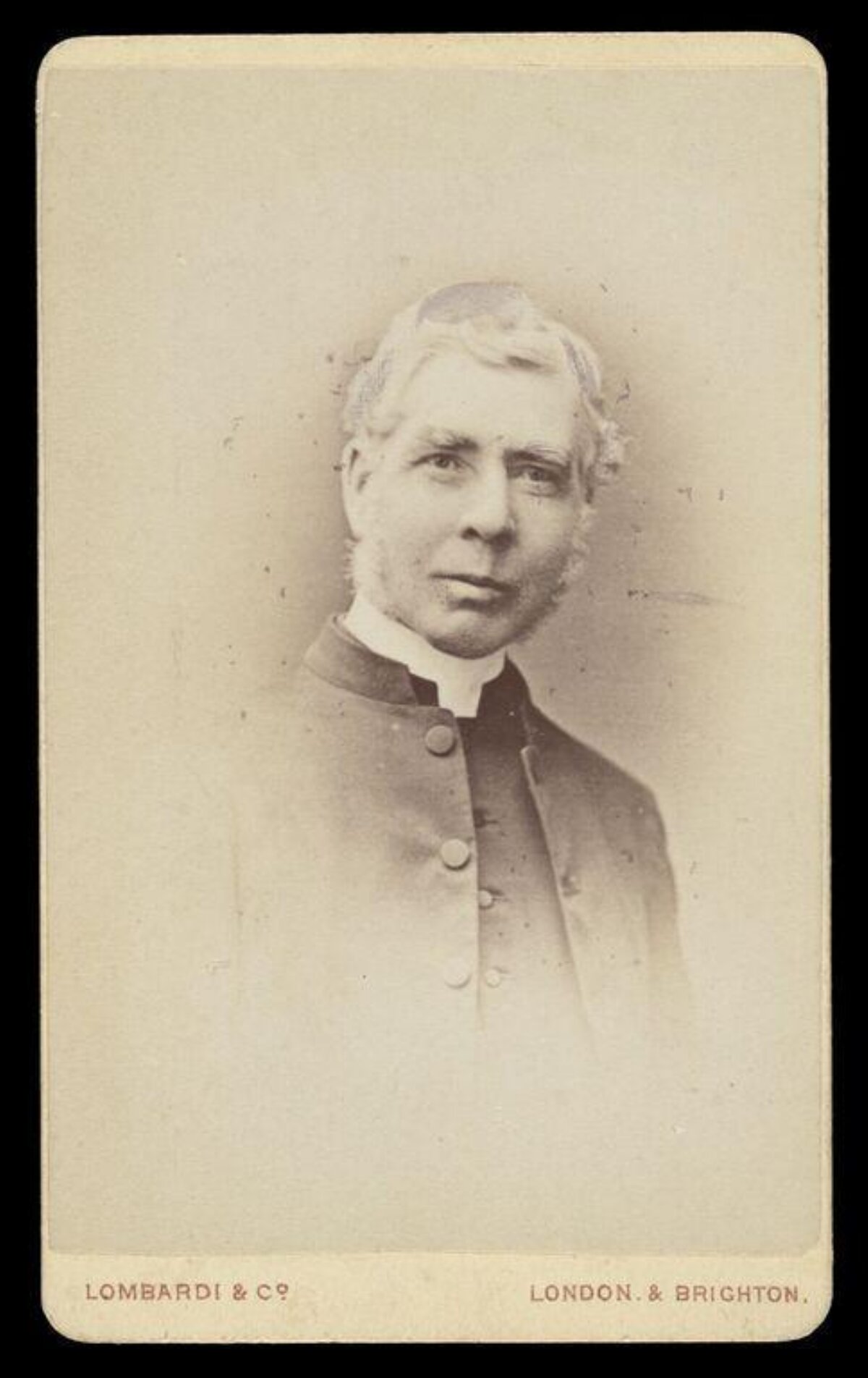Vintage Clergyman Portrait Photograph