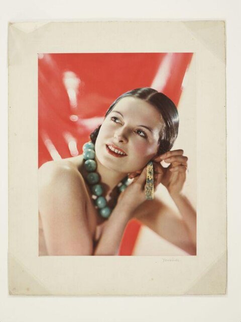 Portrait of Woman with Turquoise Necklace
