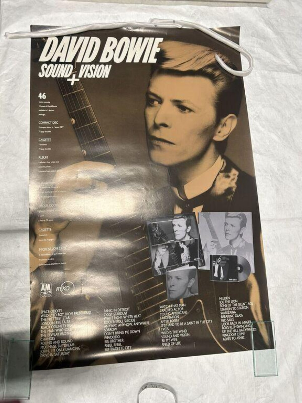 David Bowie Sound + Vision Poster