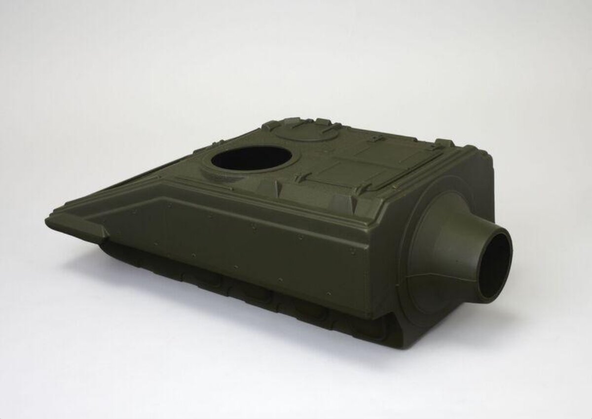 Olive Green Tank Turret Model