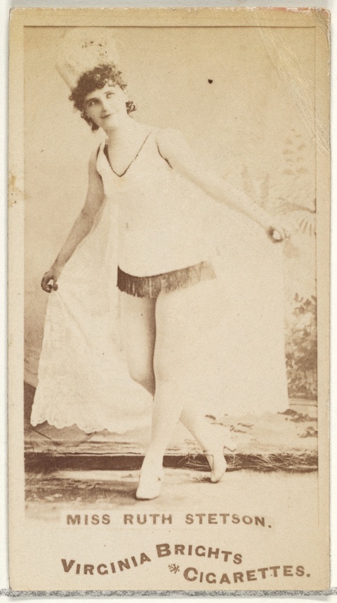 Miss Ruth Stetson Cigarette Card Portrait