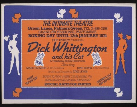 1974 Dick Whittington Pantomime Poster