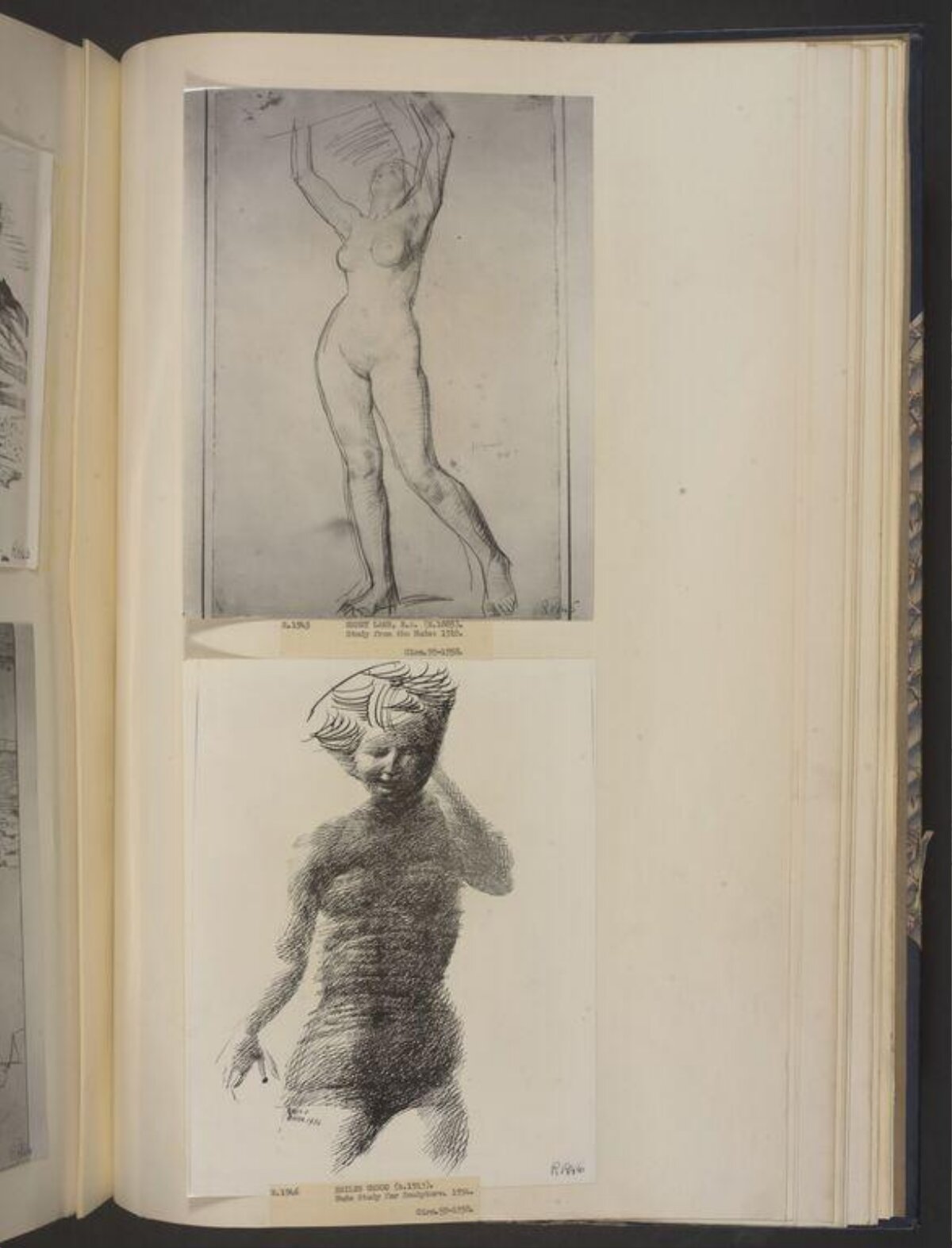 Two Figure Sketches in Open Album