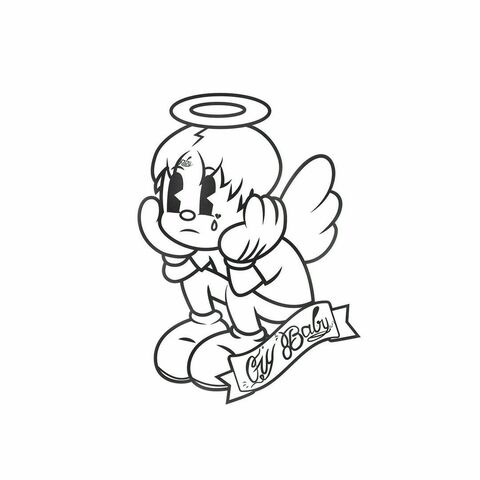 Cry Baby Sad Angel Cartoon