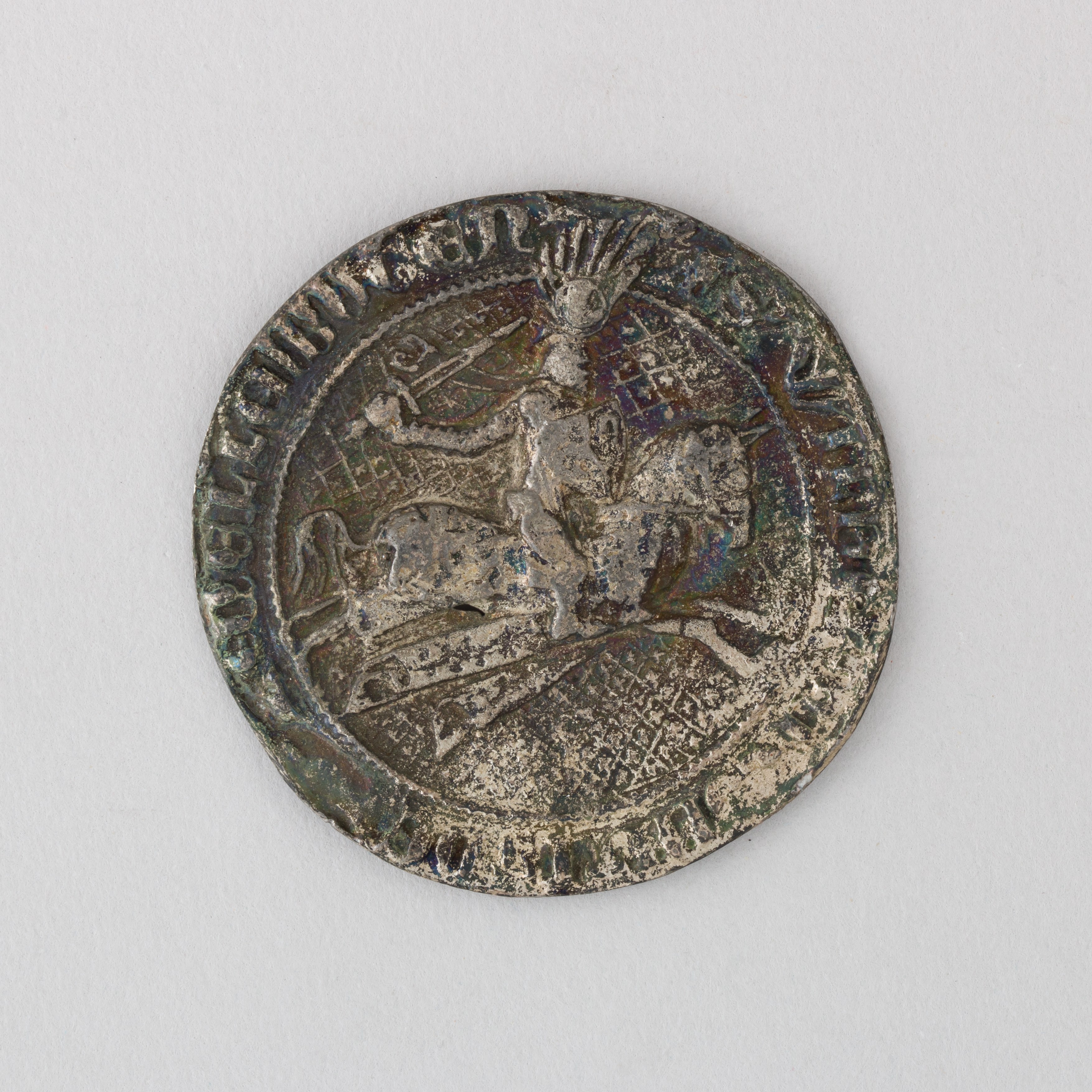 Ancient Silver Knight Coin