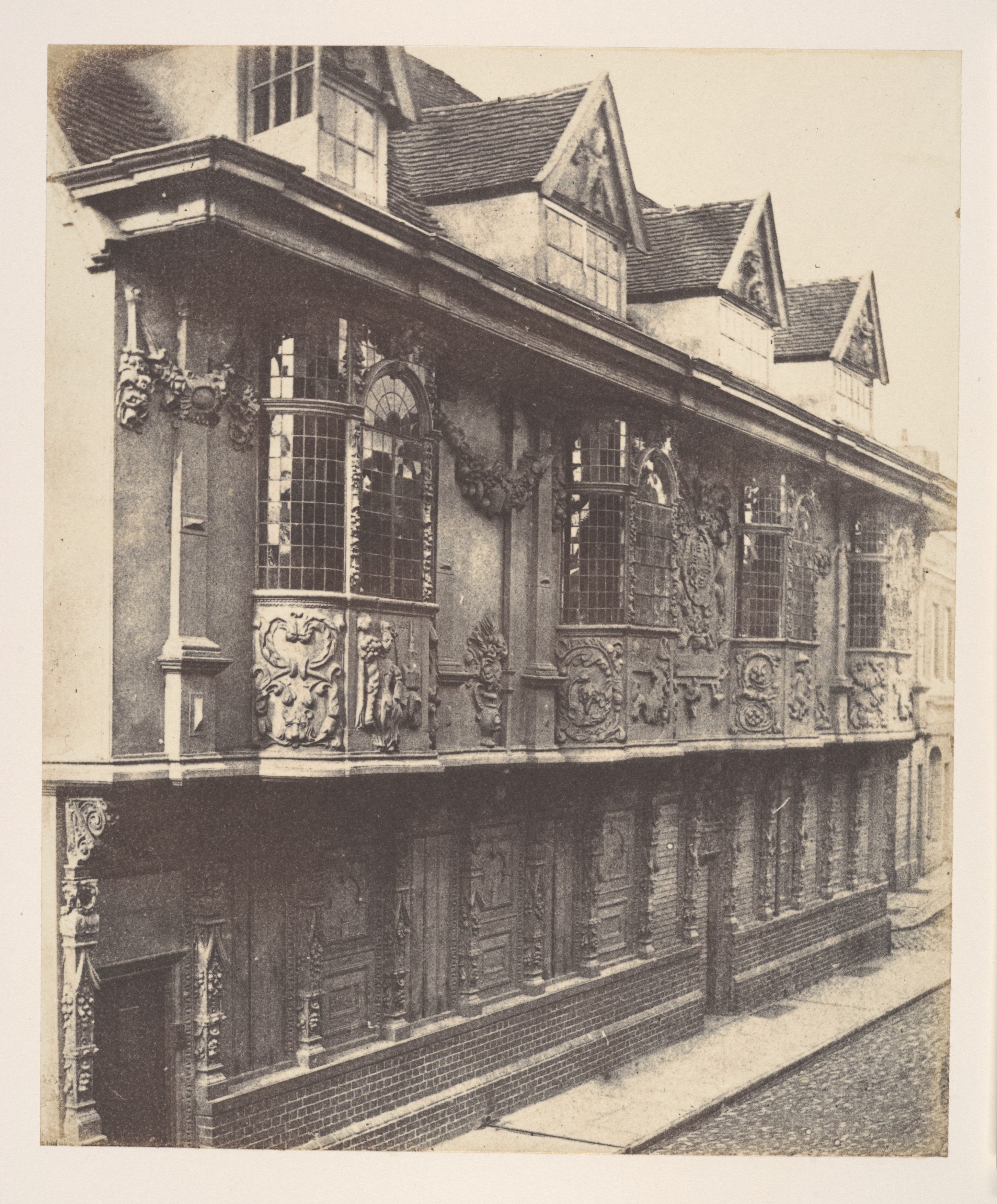 Ornate Carved Historic Building Facade