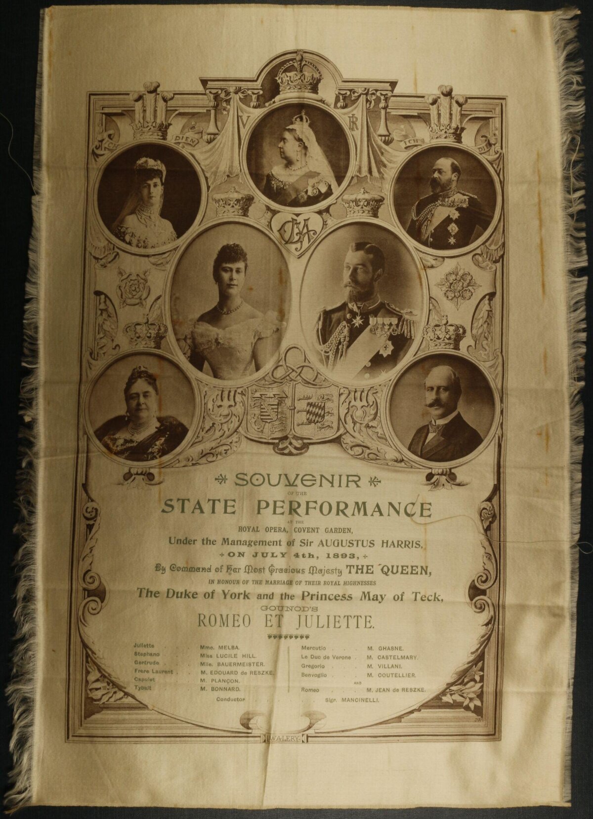 1893 Royal Opera State Performance Souvenir